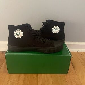 P.F. Flyers Men's Black Canvas Sneakers